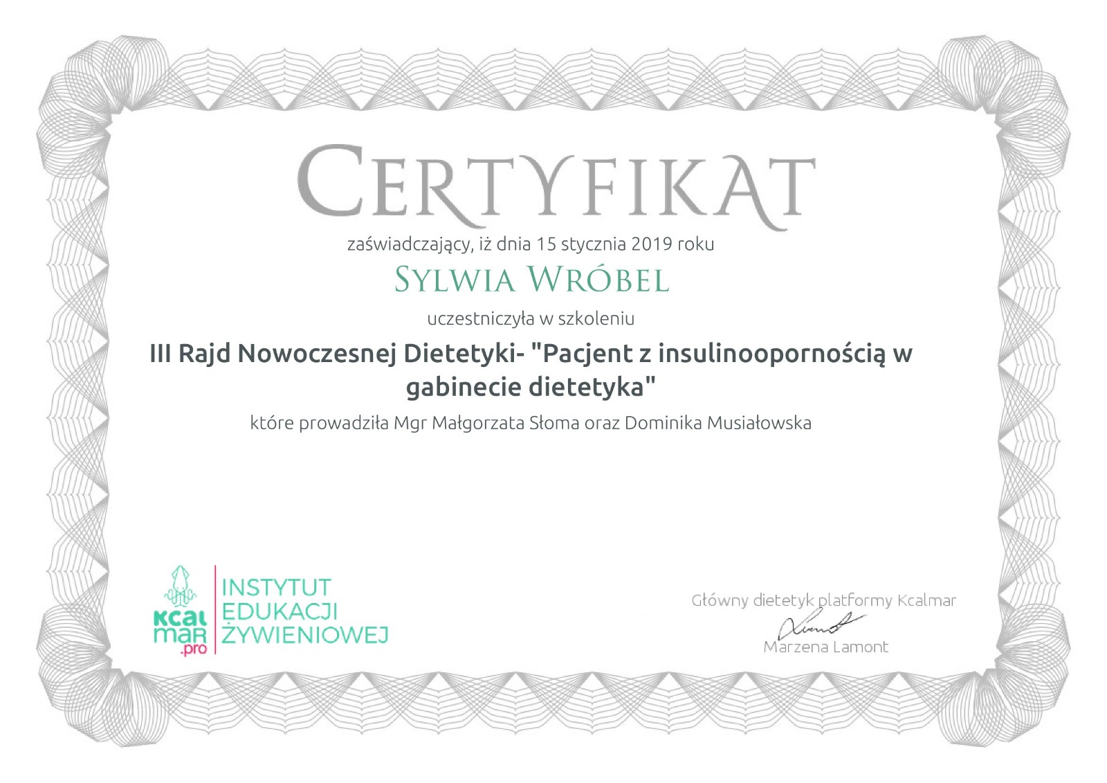 Certyfikat